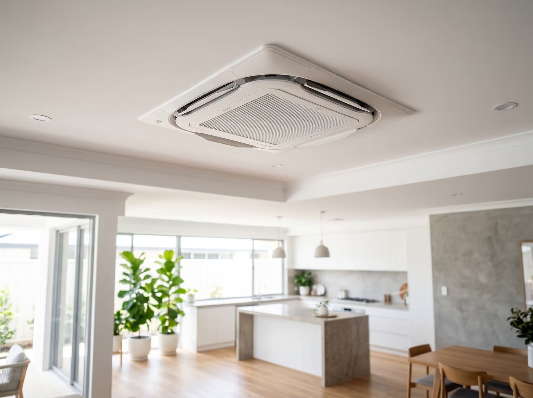 Cassette air conditioning ceiling unit — Otter Air, Perth