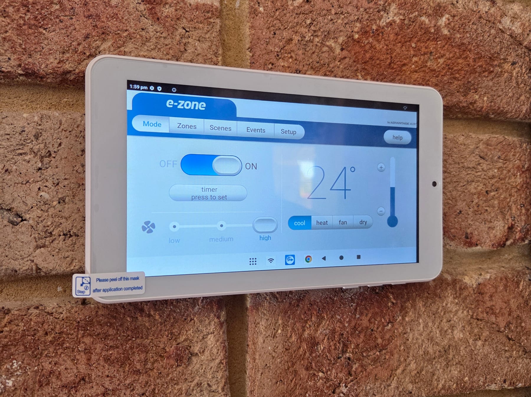 Ducted air conditioning zone controller (e-zone) — Otter Air, Perth
