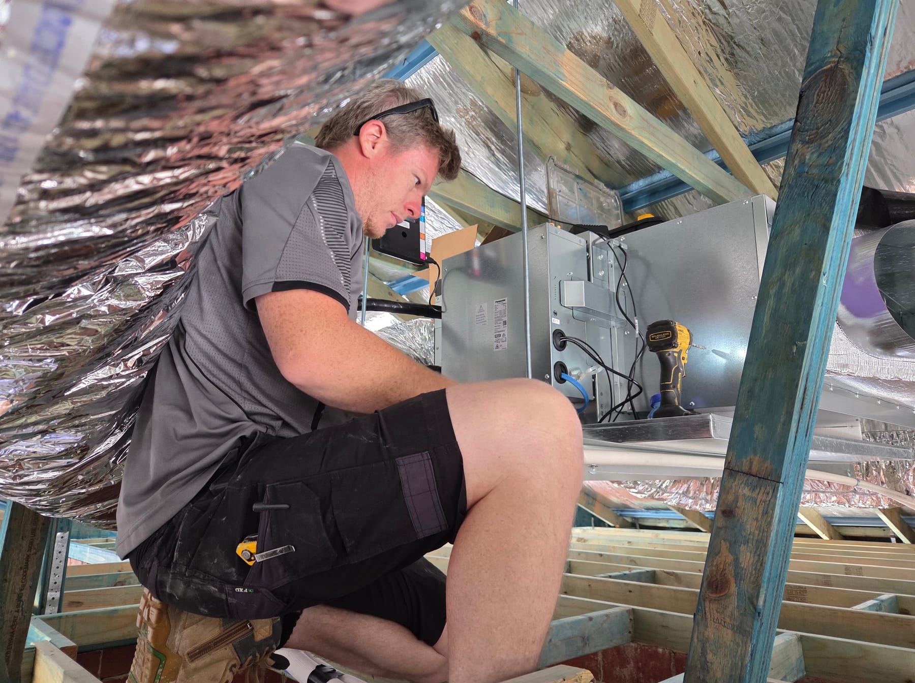 Ducted reverse cycle air conditioning system — Otter Air, Perth