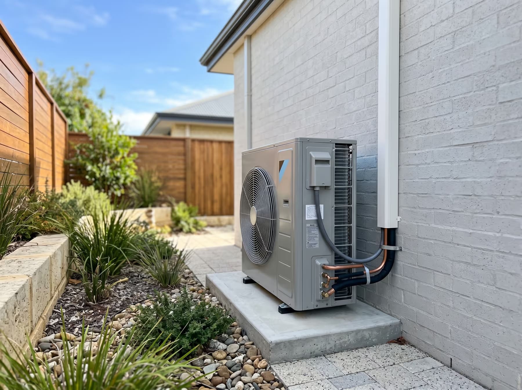 Ducted reverse cycle air conditioning unit installed in a Perth home — Otter Air, Perth