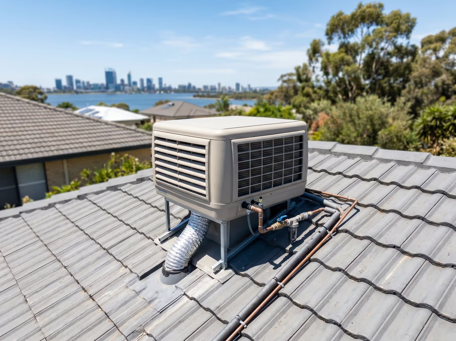 What affects evaporative cooling cost and performance — Otter Air, Perth