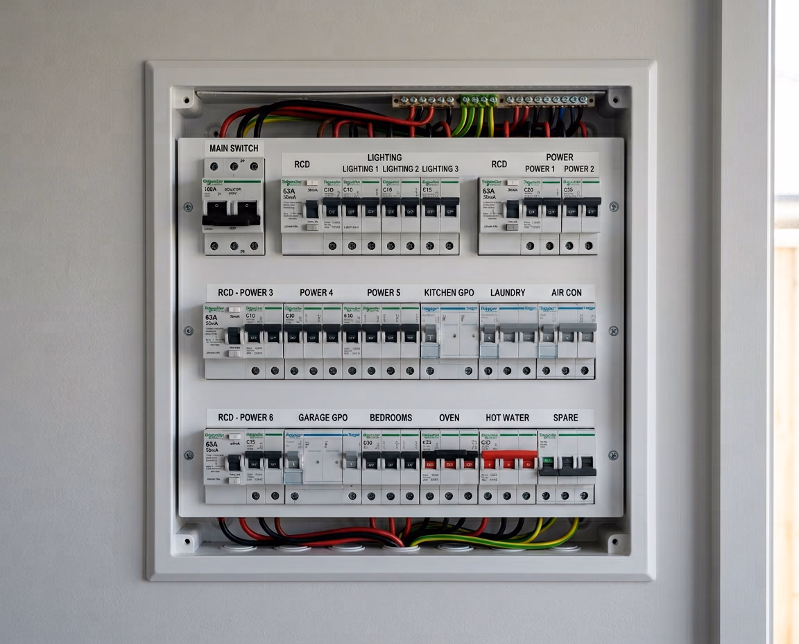 Modern electrical switchboard upgrade