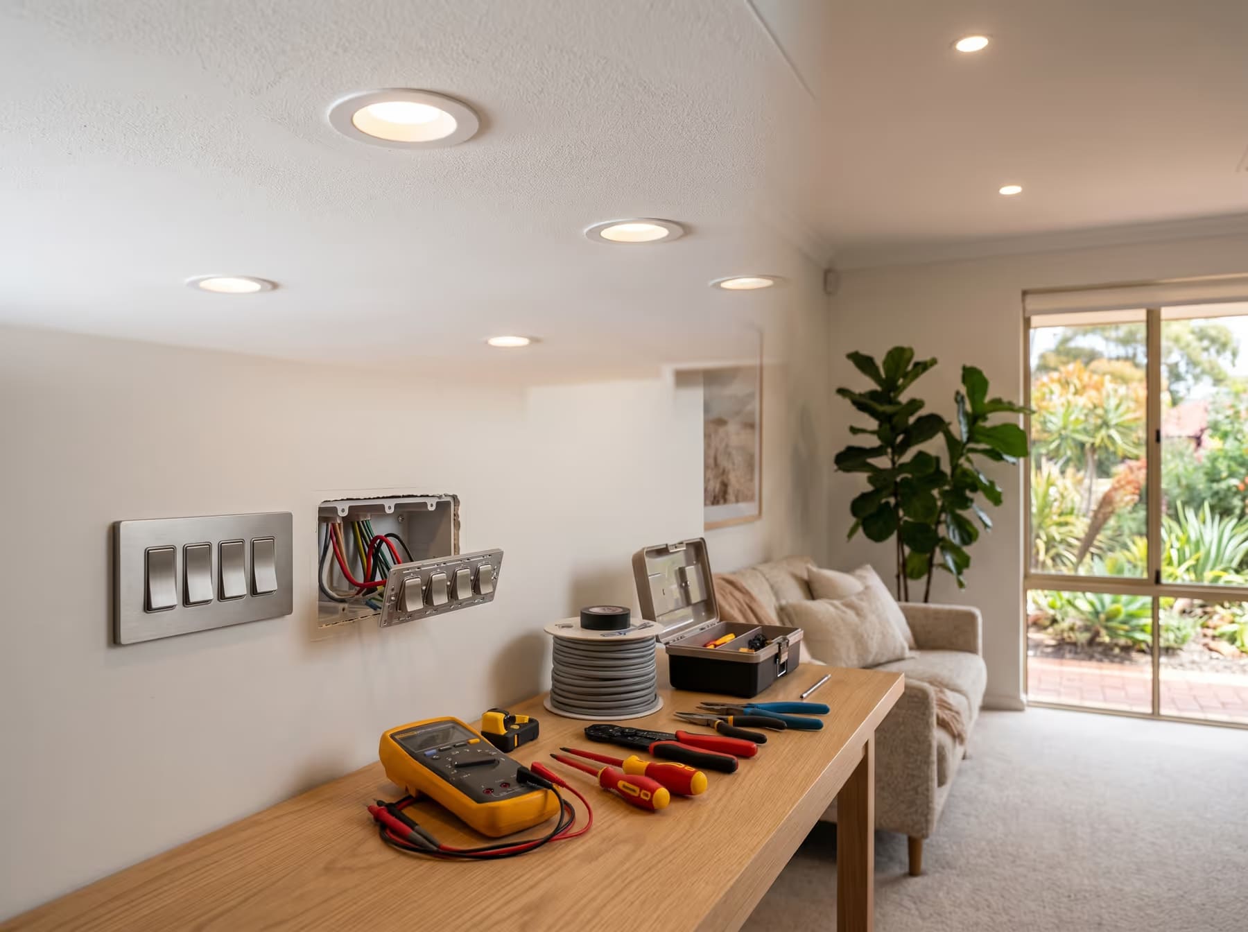 Lighting installation upgrades repairs — Otter Air, Perth