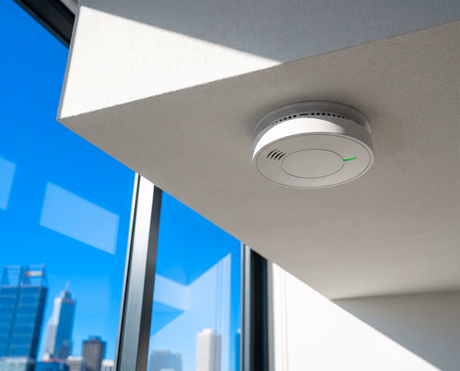 Smoke alarm installation in a Perth home