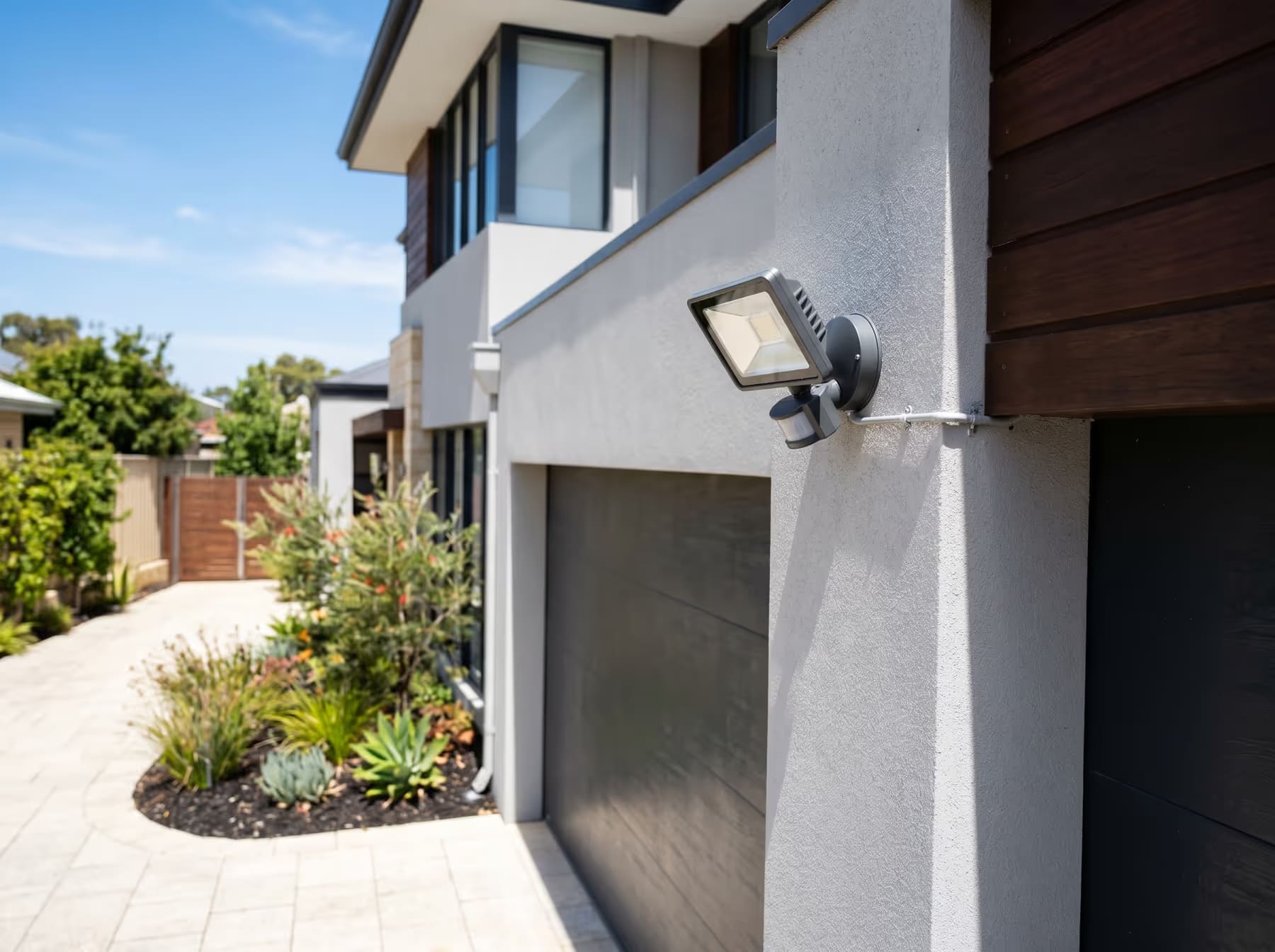 Outdoor security lighting — Otter Air, Perth