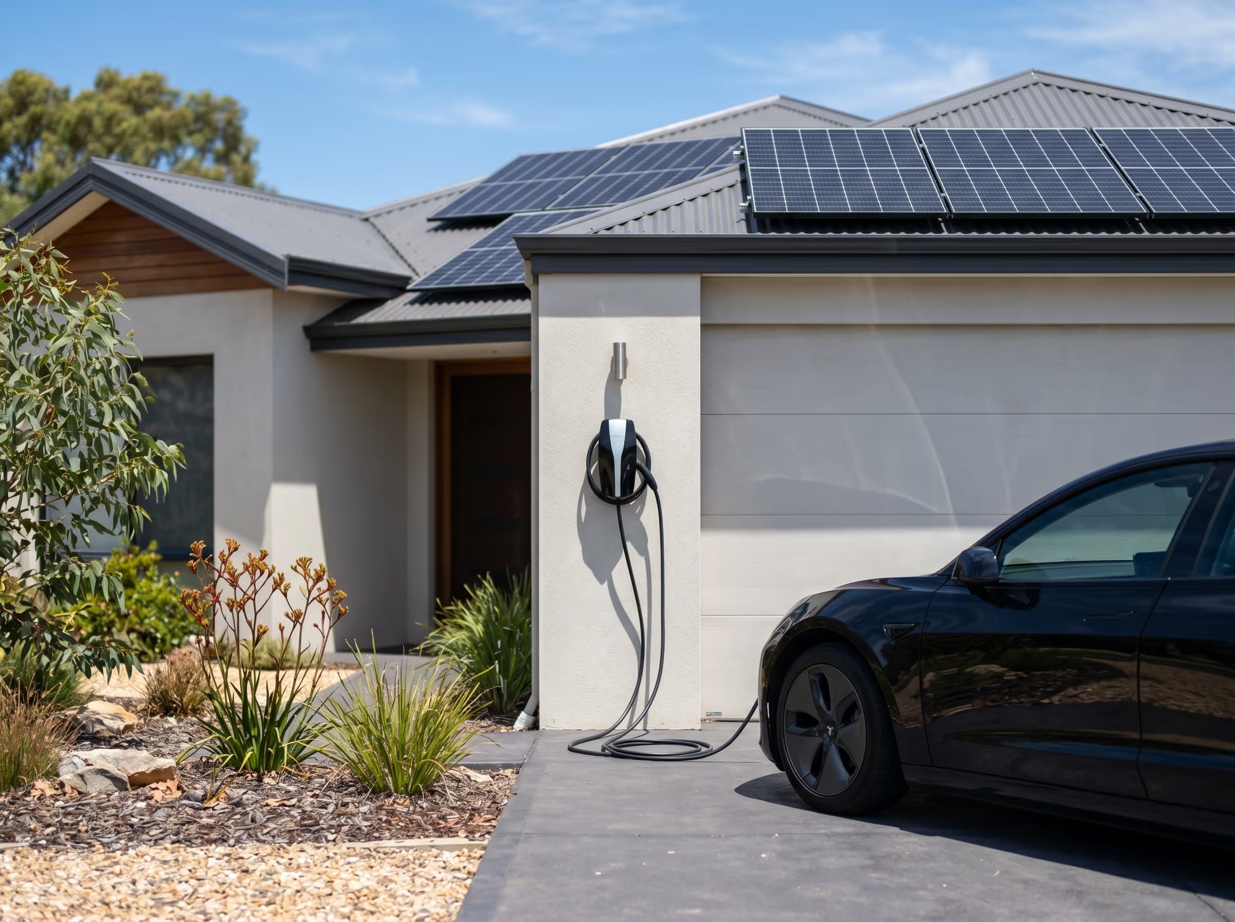 Solar powered EV charging — Otter Air, Perth