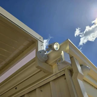 Some external lighting we did